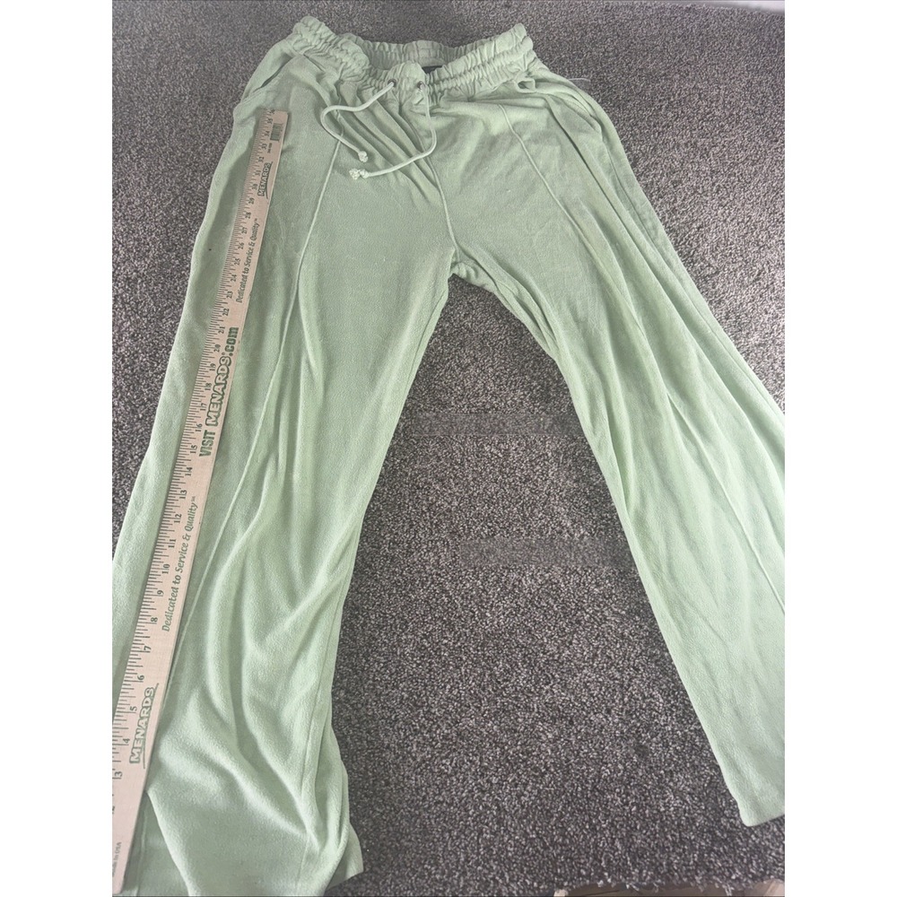 Missguided Women's Joggers Size 16 Flared Mint Green